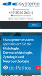 Mobile Screenshot of dc-systeme.de